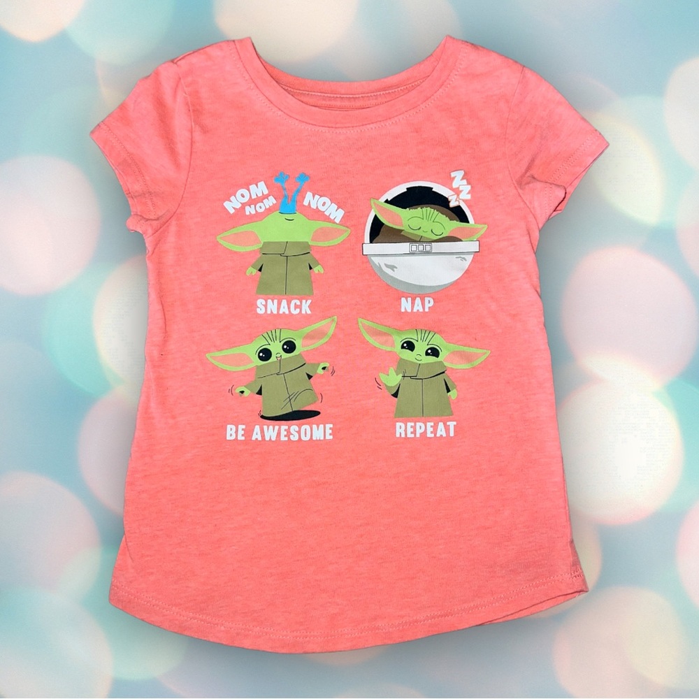 Disney Star Wars Baby Girl’s Tee Shirt Top Size XS 4/5
